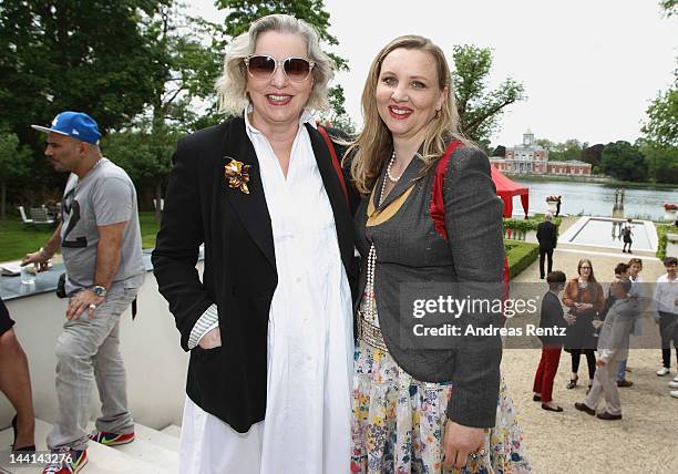 Florentine Joop and her mother Karin Joop attend the Wunderkind Fall / Winter 2012 reception at Villa Wunderkind on May 10, 2012 in Potsdam, Germany.