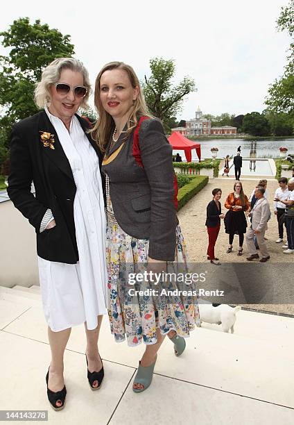 Florentine Joop and her mother Karin Joop attend the Wunderkind Fall / Winter 2012 reception at Villa Wunderkind on May 10, 2012 in Potsdam, Germany.