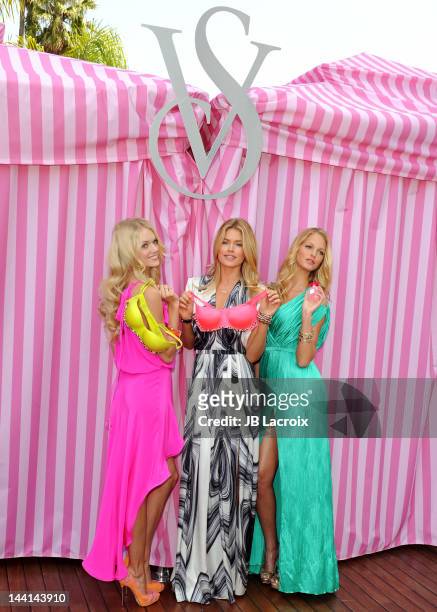 Lindsay Ellingson, Doutzen Kroes and Erin Heatherton attends the Victoria's Secret Summer 2012 What is Sexy? Launch at Mr. C Beverly Hills at Mr. C...