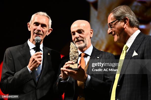 Milan Coach Stefano Pioli Receives The 'Premio internazionale Sport Civilta' Award at Teatro Regio on November 14, 2022 in Parma, Italy.