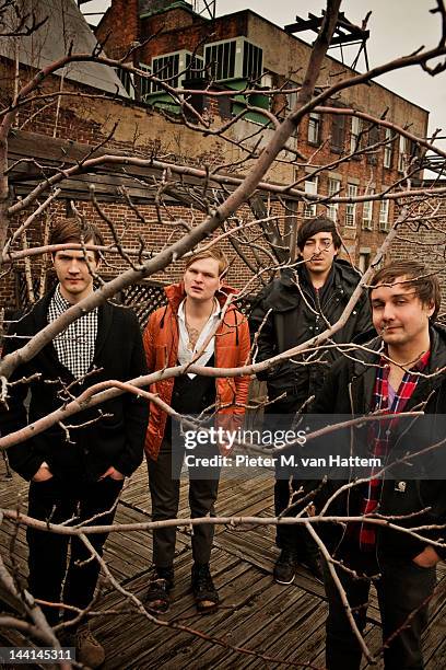 Indie rock band Grizzly Bear photographed for the April 2009 Uncut UK in New York City.