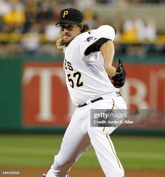 Joe Hanaran Joel Hanrahan of the Pittsburgh Pirates pitches against the... News ...