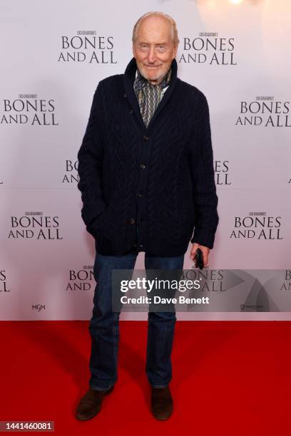 Charles Dance attends a special screening of 'Bones and All' at The Curzon Mayfair on November 14, 2022 in London, England.