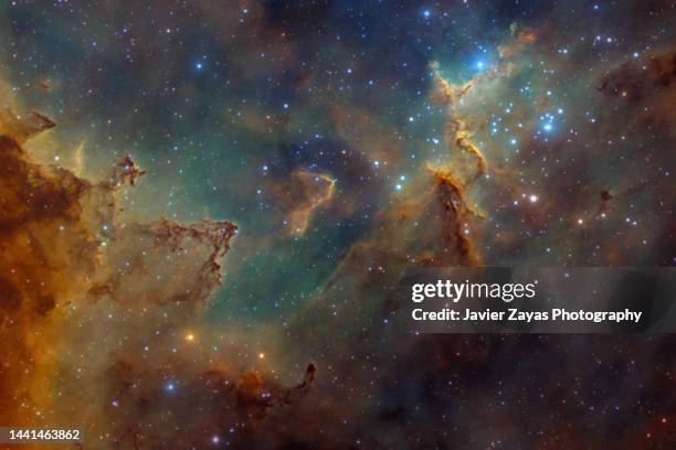 melotte 15 star cluster - ruimte stockfoto's en -beelden