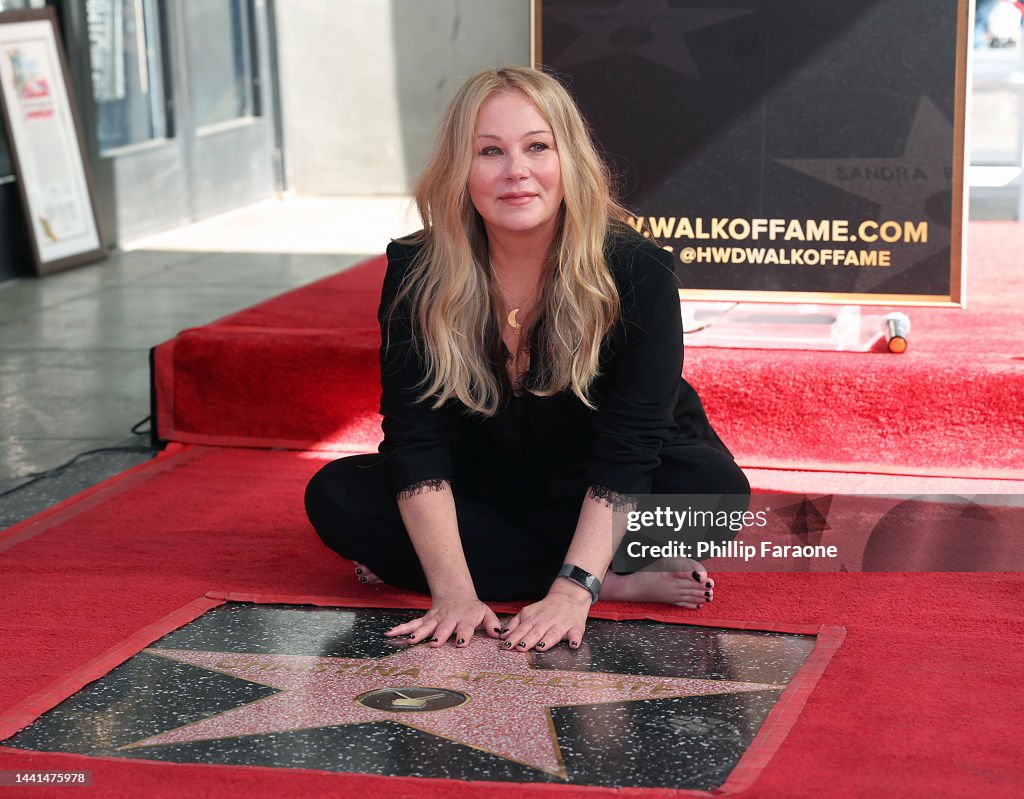 Christina Applegate Honored With Star On The Hollywood Walk Of Fame