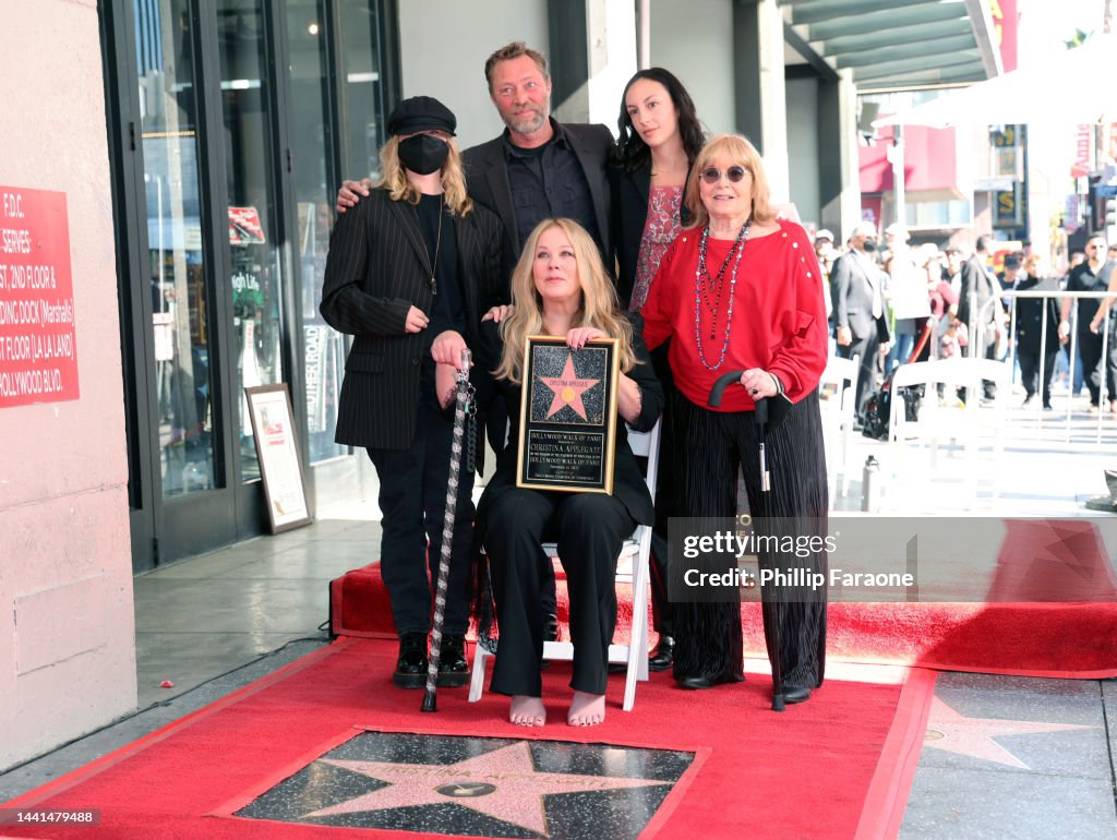 Christina Applegate Honored With Star On The Hollywood Walk Of Fame