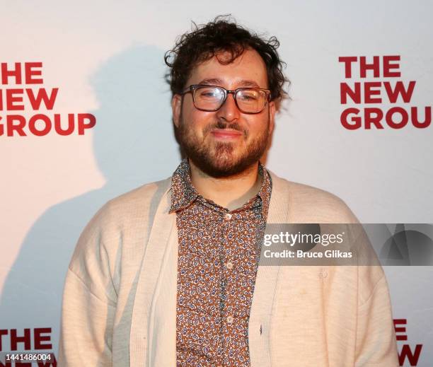 Playwright Will Arbery poses at the opening night after party for The New Group's production of "Evanston Salt Costs Climbing" at Etcetera Etcetera...