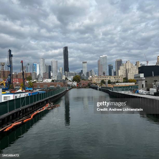 Views of the Gowanus neighborhood, where dozens of large construction projects along the Gowanus Canal are rapidly changing the once industrial and...