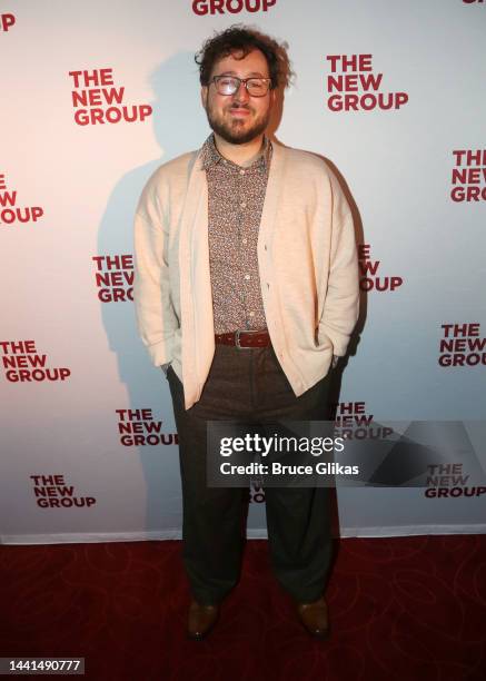 Playwright Will Arbery poses at the opening night after party for The New Group's production of "Evanston Salt Costs Climbing" at Etcetera Etcetera...