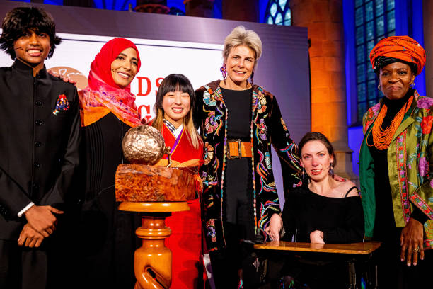 NLD: Princess Laurentien Of The Netherlands Attends Children's Peace Prize Award Ceremony In The Hague
