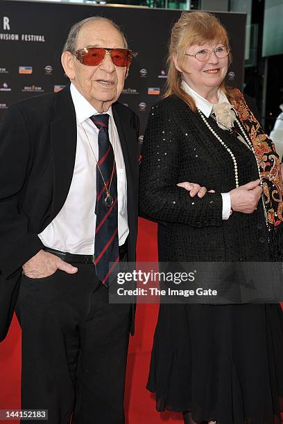Paul Kuhn and Ute Kuhn arrive at the Rose d'Or television festival award ceremony held at the KKL on May 10, 2012 in Lucerne, Switzerland.