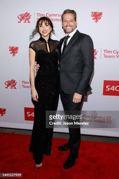 Bianca Gruffudd and Ioan Gruffudd attend "Wales To The World" at Sony Hall on November 14, 2022 in New York City.