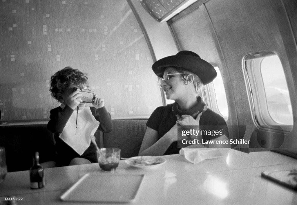 Streisand & Son On Plane
