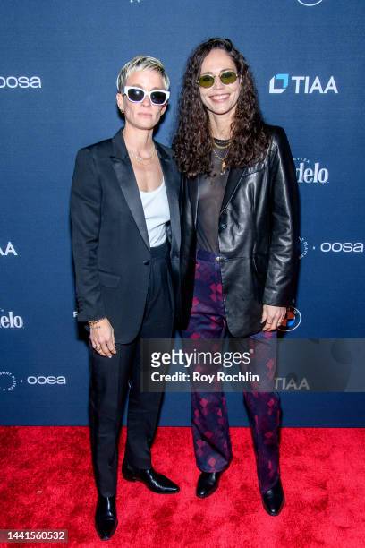 Megan Rapinoe and Sue Bird attend the United States Women's National Team "Players' Ball" at Pier 61 at Chelsea Piers on November 14, 2022 in New...