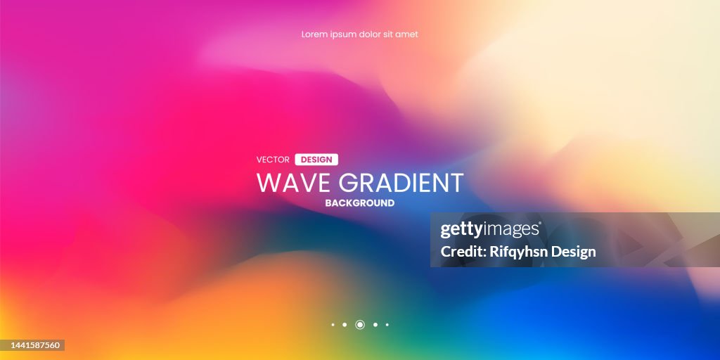 Blurred fluid gradient colourful background. Modern futuristic background. Can be use for landing page, book covers, brochures, flyers, magazines, any brandings, banners, headers, presentations, and wallpaper backgrounds