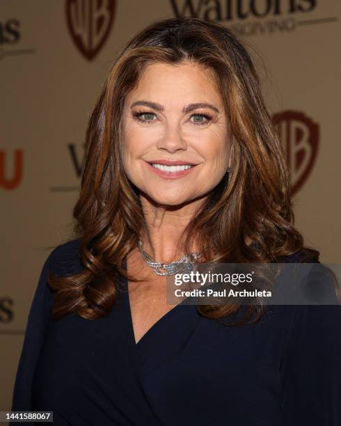 Kathy Ireland attends the premiere for "A Waltons' Thanksgiving" at The Garland on November 14, 2022 in North Hollywood, California.