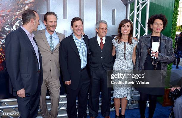 Universal Pictures president Jimmy Horowitz, director/producer Peter Berg, Universal Pictures chairman Adam Fogelson, Universal Studios president and...