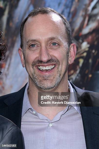 Universal Pictures president Jimmy Horowitz attends the Los Angeles premiere of "Battleship" at Nokia Theatre L.A. Live on May 10, 2012 in Los...