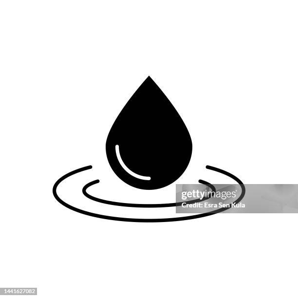 water efficiency solid flat icon. the icon is suitable for web pages, mobile apps, ui, ux, and gui design. - water efficient stock illustrations