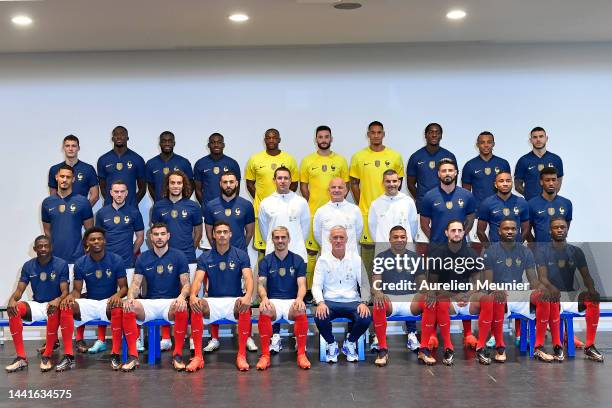 Backrow row Benjamin Pavard, Youssouf Fofana, Dayot Upamecano, Ibrahima Konate, Setve Mandanda, Hugo Lloris, Alphonse Areola, Axel Disasi, Jules...