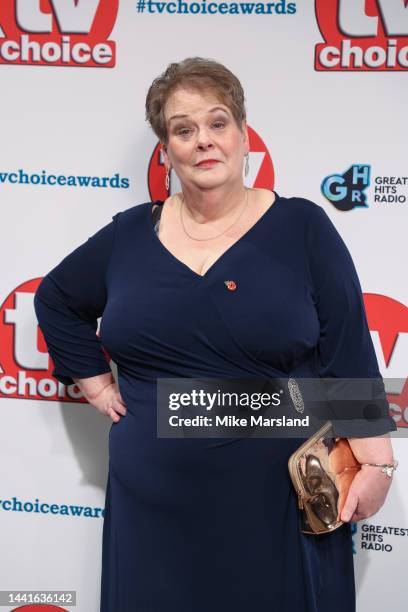 Anne Hegerty attends the TV Choice Awards 2022 on November 14, 2022 in London, England.