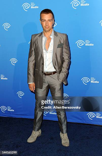 Actor Joey Lawrence arrives at the Time Warner Cable Media's "Cabletime" Upfront event at Hollywood Roosevelt Hotel on May 10, 2012 in Hollywood,...