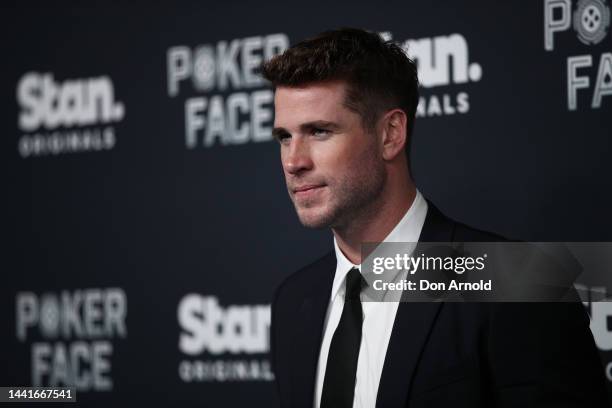 Liam Hemsworth attends the Australian Premiere of Poker Face at Hoyts Entertainment Quarter on November 15, 2022 in Sydney, Australia.