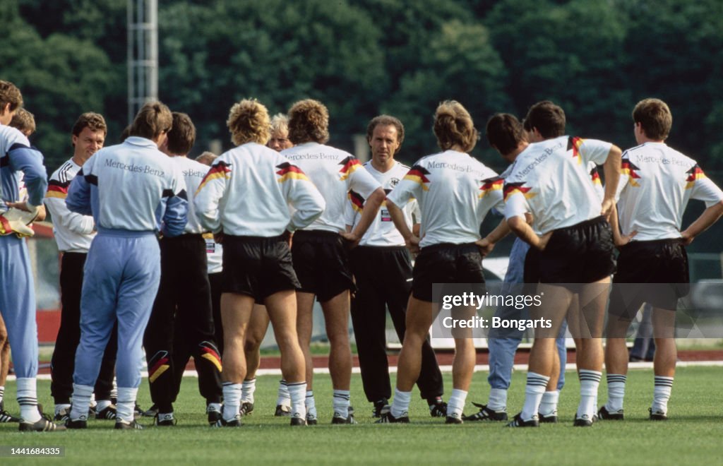 1990 FIFA World Cup - West Germany Training