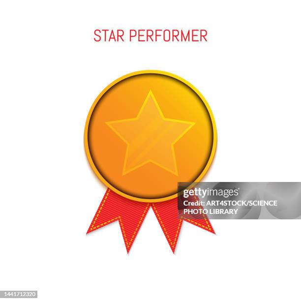 star performer, conceptual illustration - calendar date stock illustrations