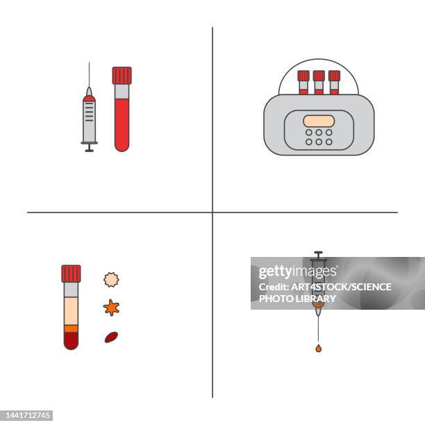 illustrazioni stock, clip art, cartoni animati e icone di tendenza di platelet rich plasma, conceptual illustration - lifting