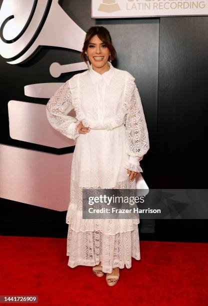 Kany García attends the Leading Ladies of Entertainment Presentation and Luncheon during the 23rd annual Latin Grammy Awards on November 15, 2022 in...