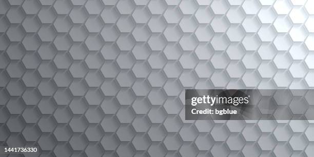 abstract gray background - geometric texture - honeycomb pattern background stock illustrations