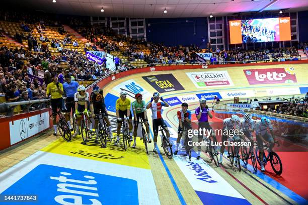 General view of Roger Kluge of Germany, Theo Reinhardt of Germany and Team Schneider Electric, Iljo Keisse of Belgium, Jasper De Buyst of Belgium and...