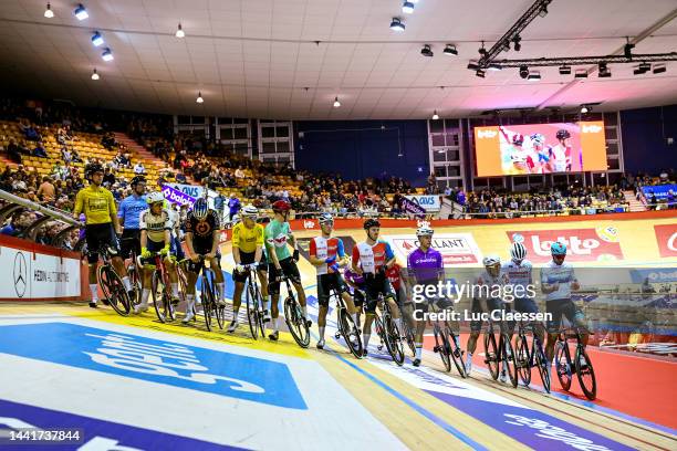 General view of Roger Kluge of Germany, Theo Reinhardt of Germany and Team Schneider Electric, Iljo Keisse of Belgium, Jasper De Buyst of Belgium and...