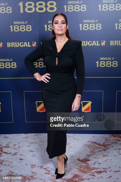 Vicky Martin Berrocal attends the "Brugal 1888: El Ron Gastronomico" Presentation at Sala Sol Four Seasons Hotel Madrid on November 15, 2022 in...
