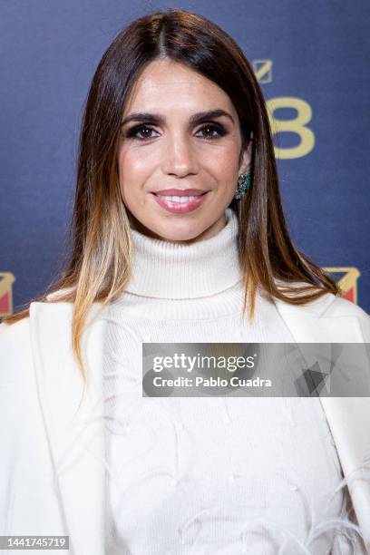 Actress Elena Furiase attends the "Brugal 1888: El Ron Gastronomico" Presentation at Sala Sol Four Seasons Hotel Madrid on November 15, 2022 in...