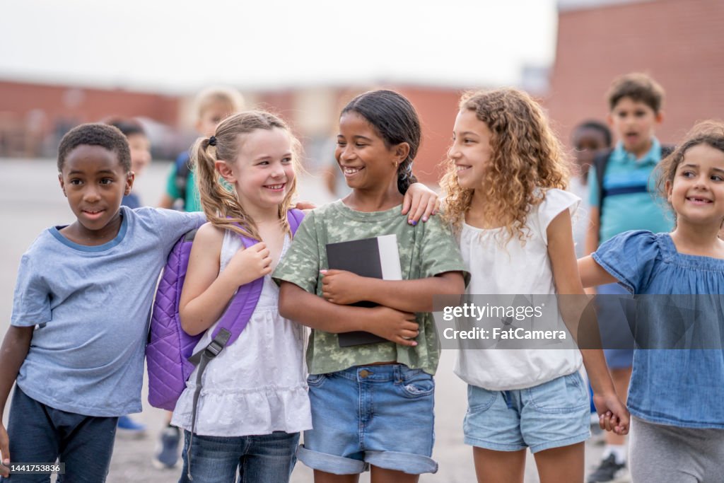 Girlfriends at School