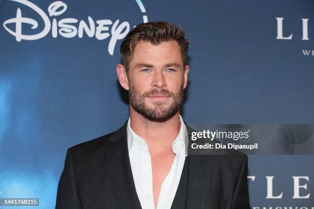 Chris Hemsworth attends the premiere of "Limitless With Chris Hemsworth" at Jazz at Lincoln Center on November 15, 2022 in New York City.