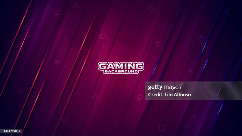 Abstract Gaming Background Design With Modern Luxury Ray Style High-Res ...