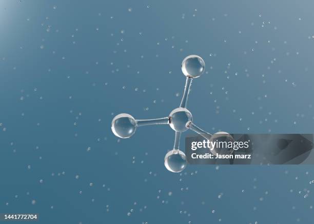 scientific background. 3d render - glass molecule stock pictures, royalty-free photos & images