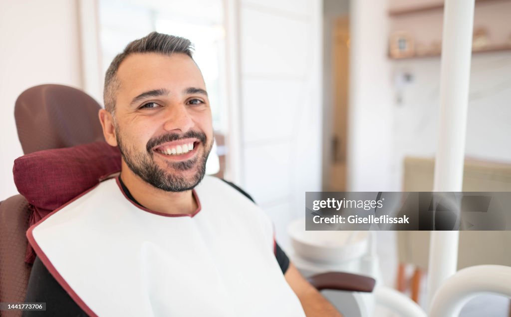 Patient in the dental office