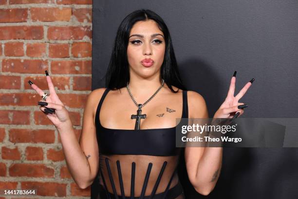 Lourdes Leon attends the Thierry Mugler: Couturissime Exhibition Opening Night at Brooklyn Museum on November 15, 2022 in New York City.