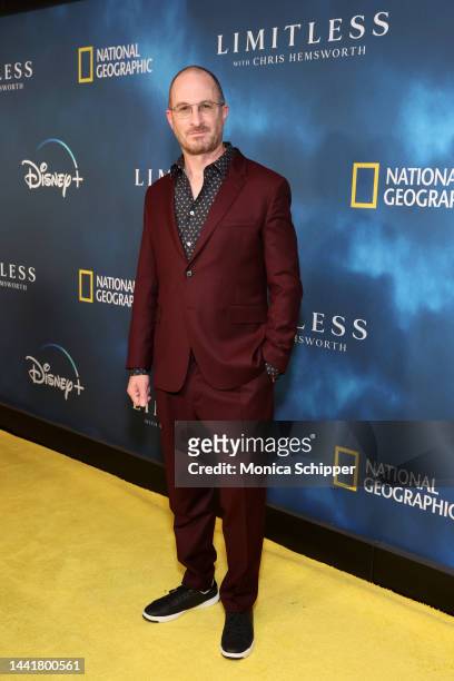 Darren Aronofsky attends the premiere of the Disney+ original series, from National Geographic, LIMITLESS WITH CHRIS HEMSWORTH, at Jazz at Lincoln...