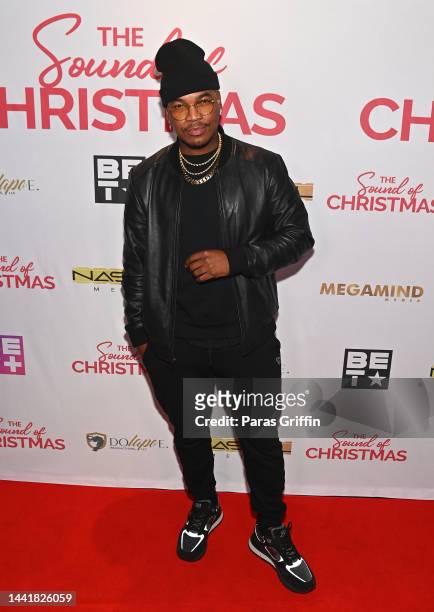 Ne-Yo attends the red carpet premiere of "The Sounds of Christmas" at Regal Atlantic Station on November 15, 2022 in Atlanta, Georgia.
