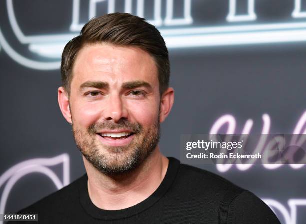 Jonathan Bennett attends the Los Angeles premiere of Hulu's "Welcome to Chippendales" at Pacific Design Center on November 15, 2022 in West...