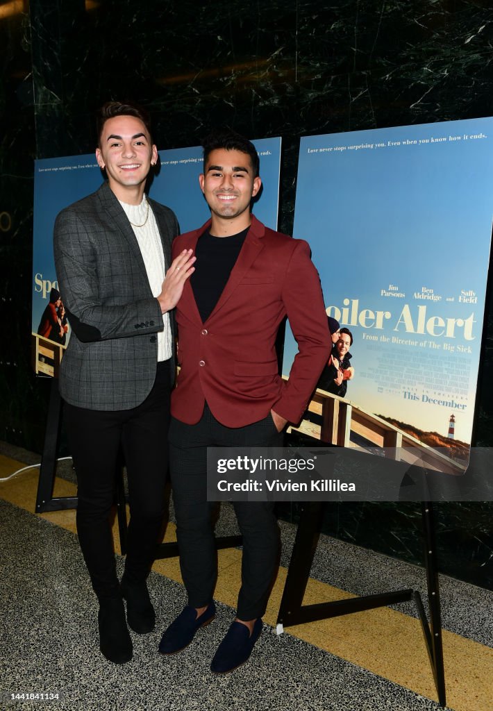 Ian Light Ian Lightfoot and Marcus Ortiz attend the “Spoiler Alert” LA... News ...