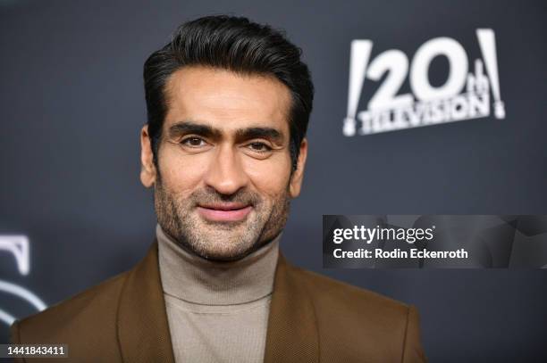 Kumail Nanjiani attends the Los Angeles premiere of Hulu's "Welcome to Chippendales" at Pacific Design Center on November 15, 2022 in West Hollywood,...