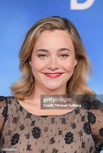 Lexi Simonsen attends the Los Angeles premiere of "Devotion" at Regency Village Theatre on November 15, 2022 in Los Angeles, California.