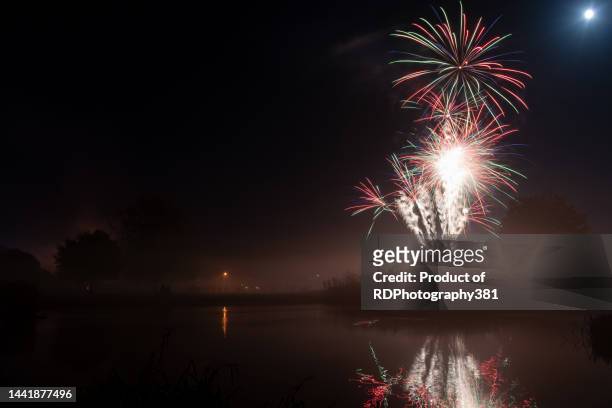fireworks night 2022 - guy fawkes day stock pictures, royalty-free photos & images