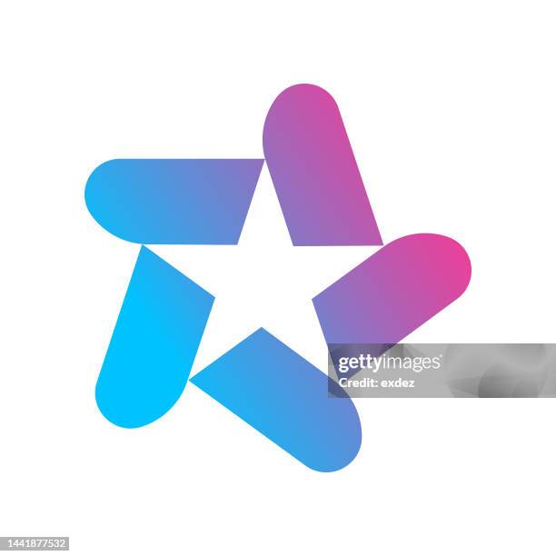 star symbol design - logo star stock illustrations
